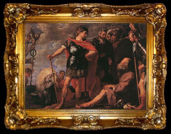framed  CRAYER, Gaspard de Alexander and Diogenes fdgh, ta009-2